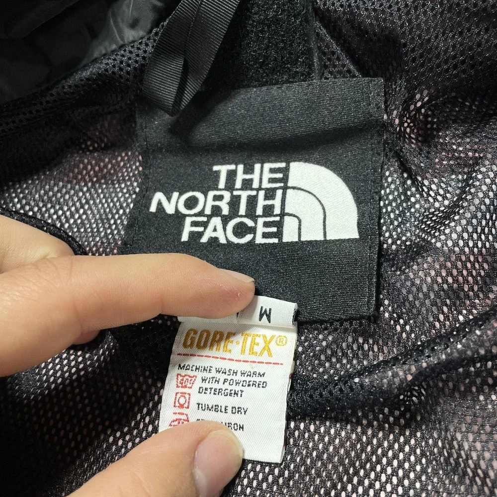 Vintage The North Face Jacket Mens Medium Red Black Gore-Tex Hooded Ski USA 90s